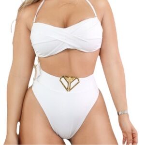 NWT Yahaira tummy control two piece swimsuit